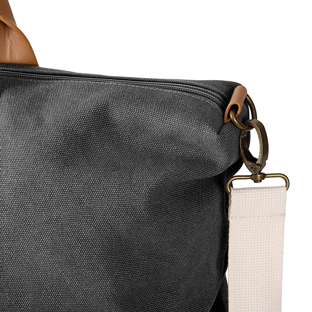 Black Washed Canvas Weekender J74204