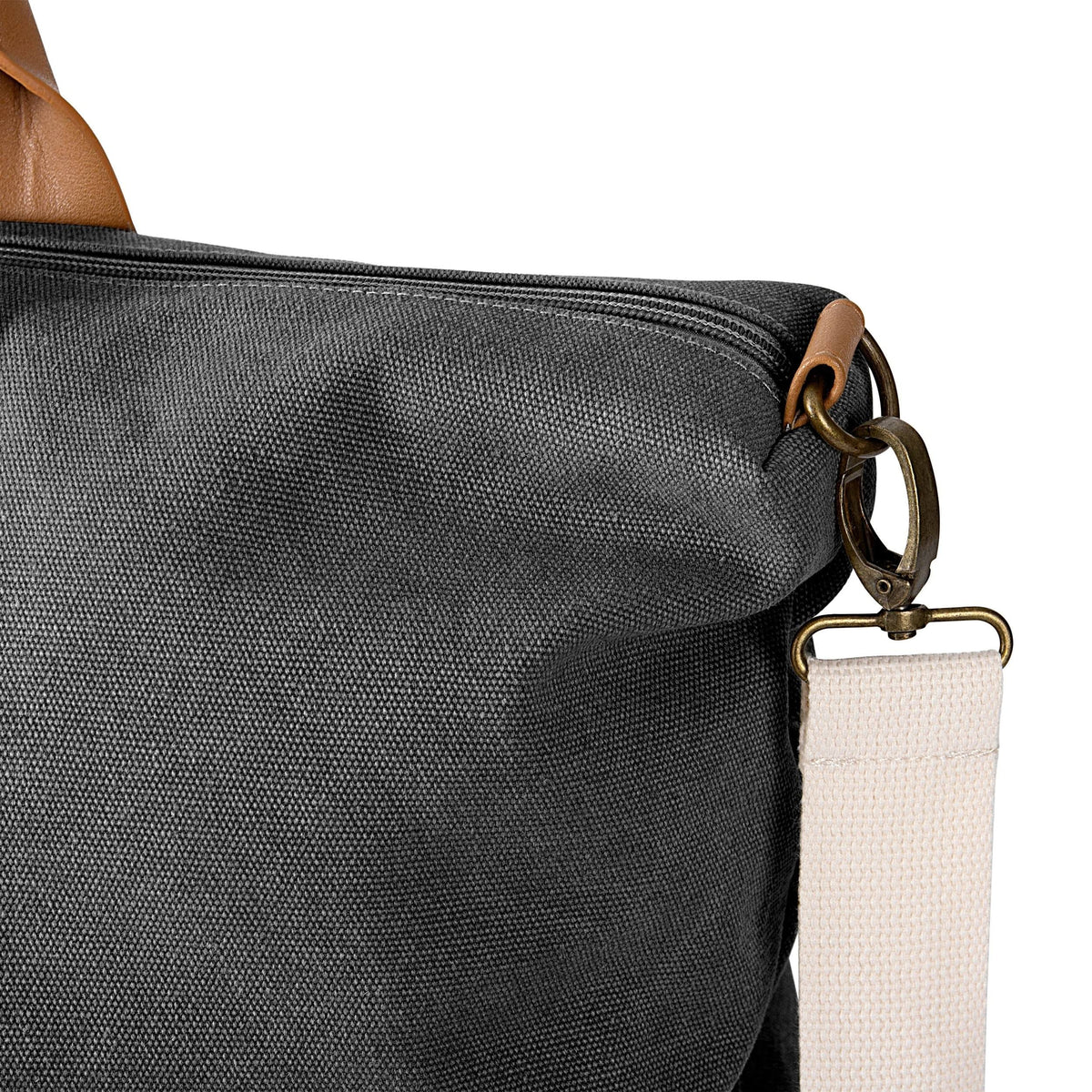 Black Washed Canvas Weekender J74204