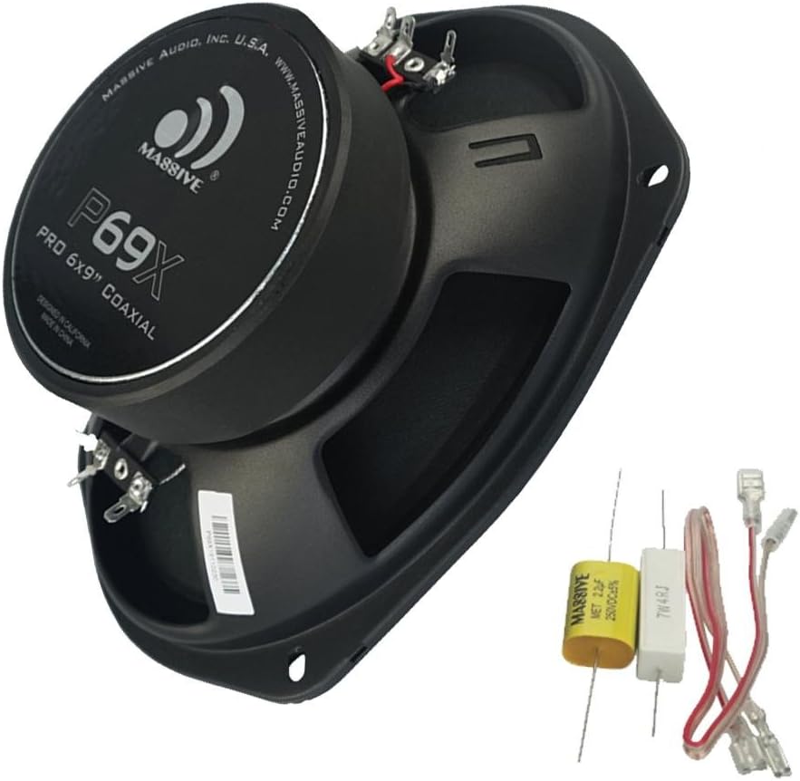 6x9 280 Watts Max 140w RMS 4 Ohm Pro Audio Coaxial Car Audio Speaker System V1529
