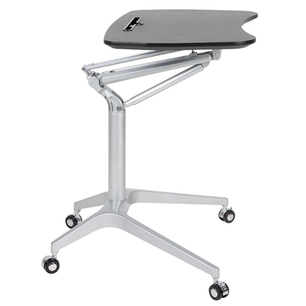 Black Ergonomic Desk with Adjustable Range 29x22-41x22 F79383