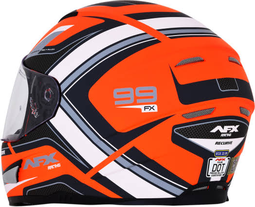 Black/Red Recurve Helmet P1544