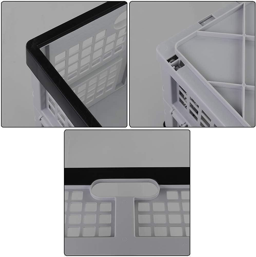 16 L Plastic Collapsible Storage Crate, 3 Packs A582