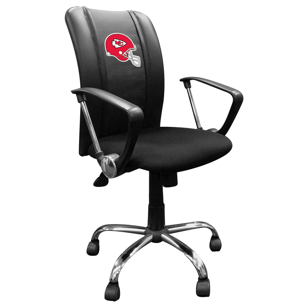Curve Task Chair with Helmet Logo V6036