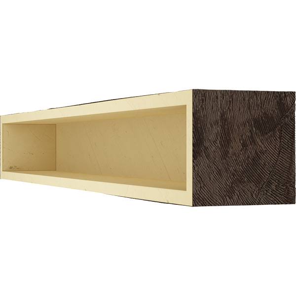 Sandblasted Faux Wood Fireplace Mantel L608
