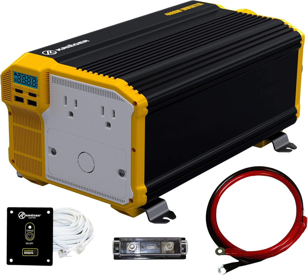 2000 Watt 12V Pure Sine Power Inverter Dual USB & AC Outlets A891