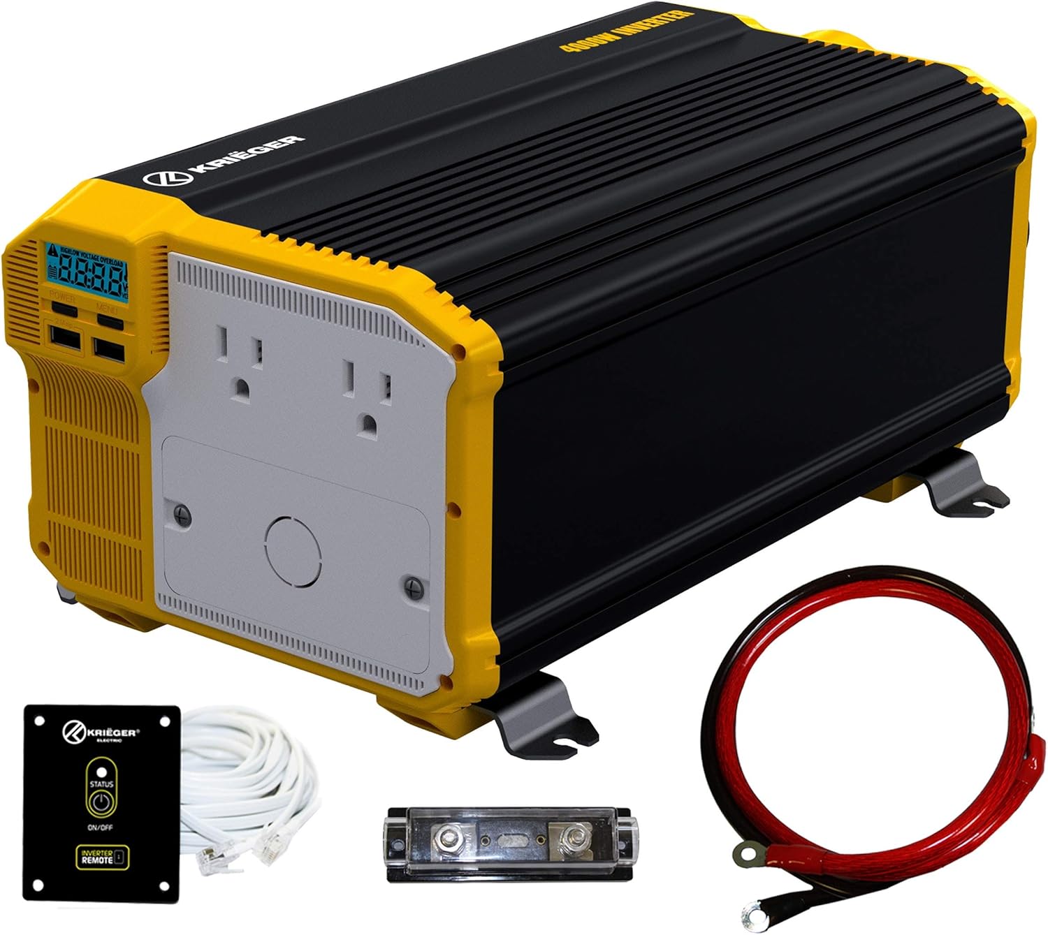2000 Watt 12V Pure Sine Power Inverter Dual USB & AC Outlets A891