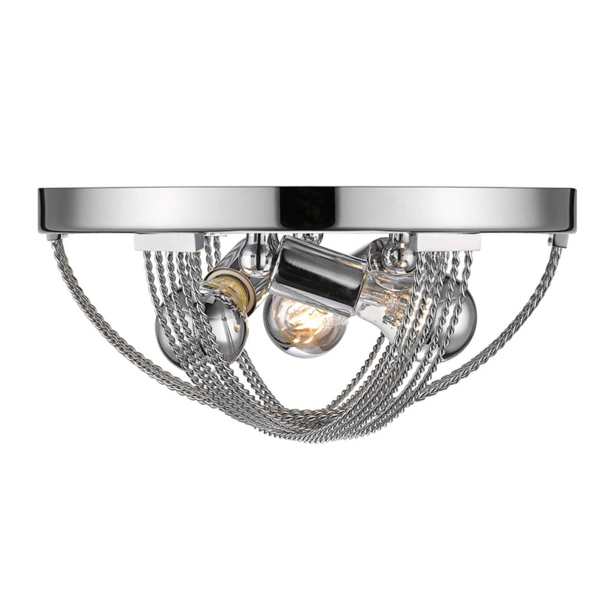 Chrome Flush Mount Light R520