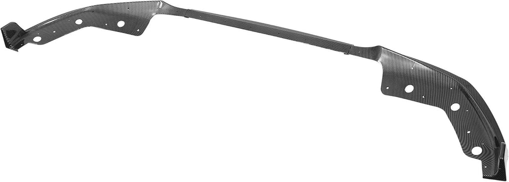 Black Front Bumper Lip Splitter Set Carbon Fiber Pattern A386