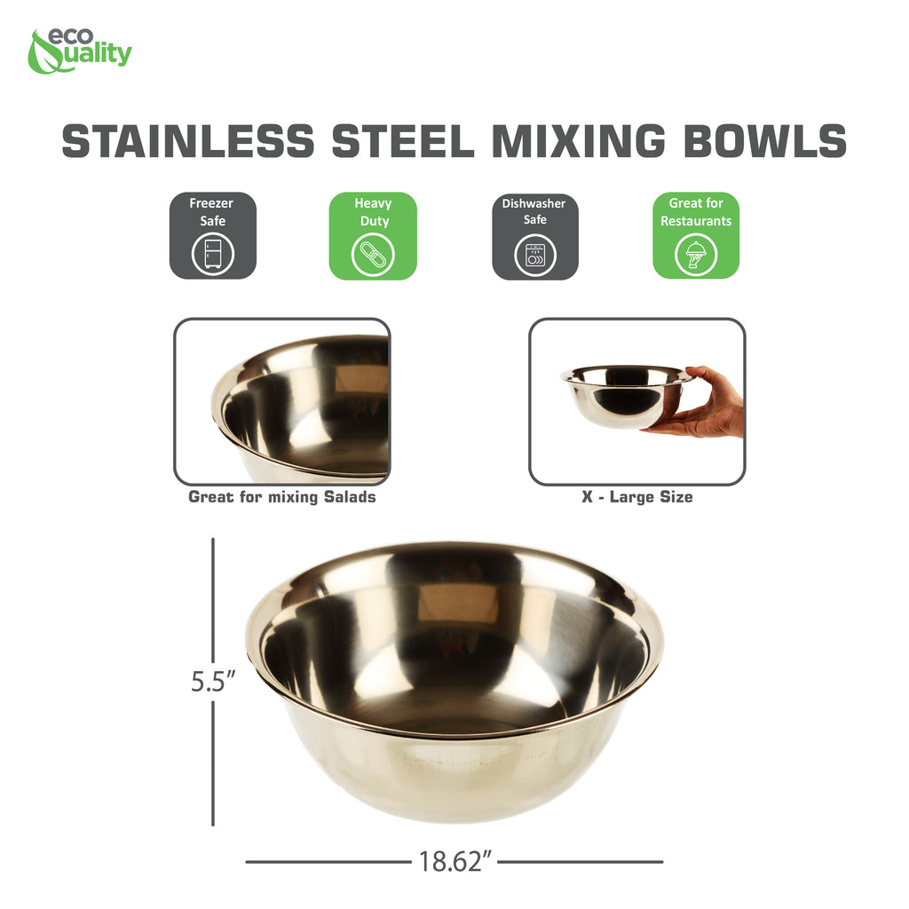 20 Quart Stainless Steel Mixing Bowl S882