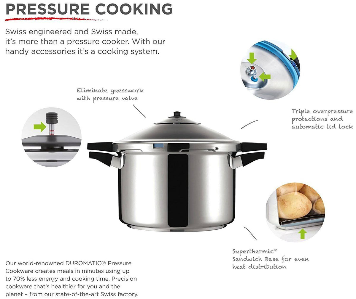 12-Quart Duromatic Stockpot Pressure Cooker G675