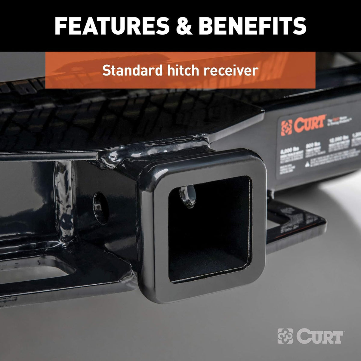 Class 3 Trailer Hitch, 2-Inch Receiver H620865