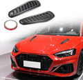 Car Hood Scoop Air Flow Intake Cover 1 Pair Black B739118