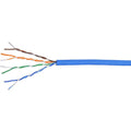 1000' Cat 5e Plenum Bulk Cable, Solid Blue E197011