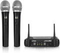 Dual UHF Band Wireless Handheld Microphone System with 2 Mics A162