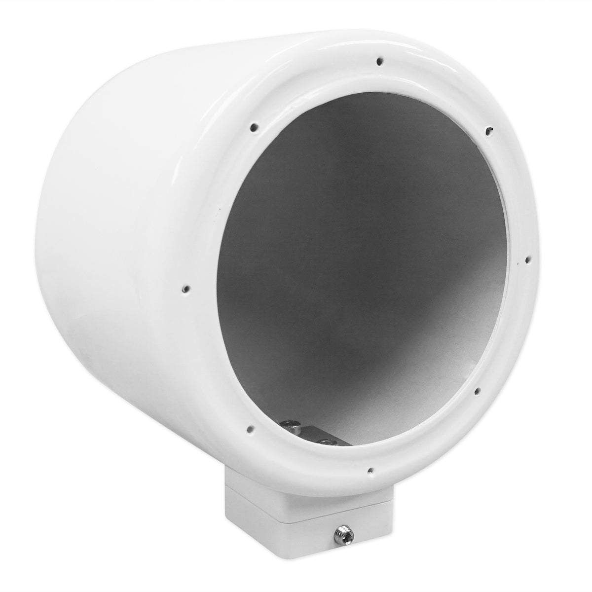 5.25" 360° Swivel White Aluminum Surface Mount Speaker Pods O406812