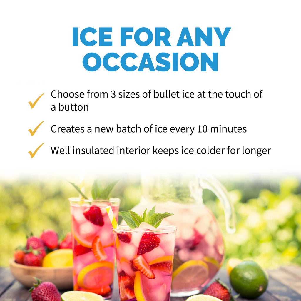 Silver Countertop Ice Maker Y199130