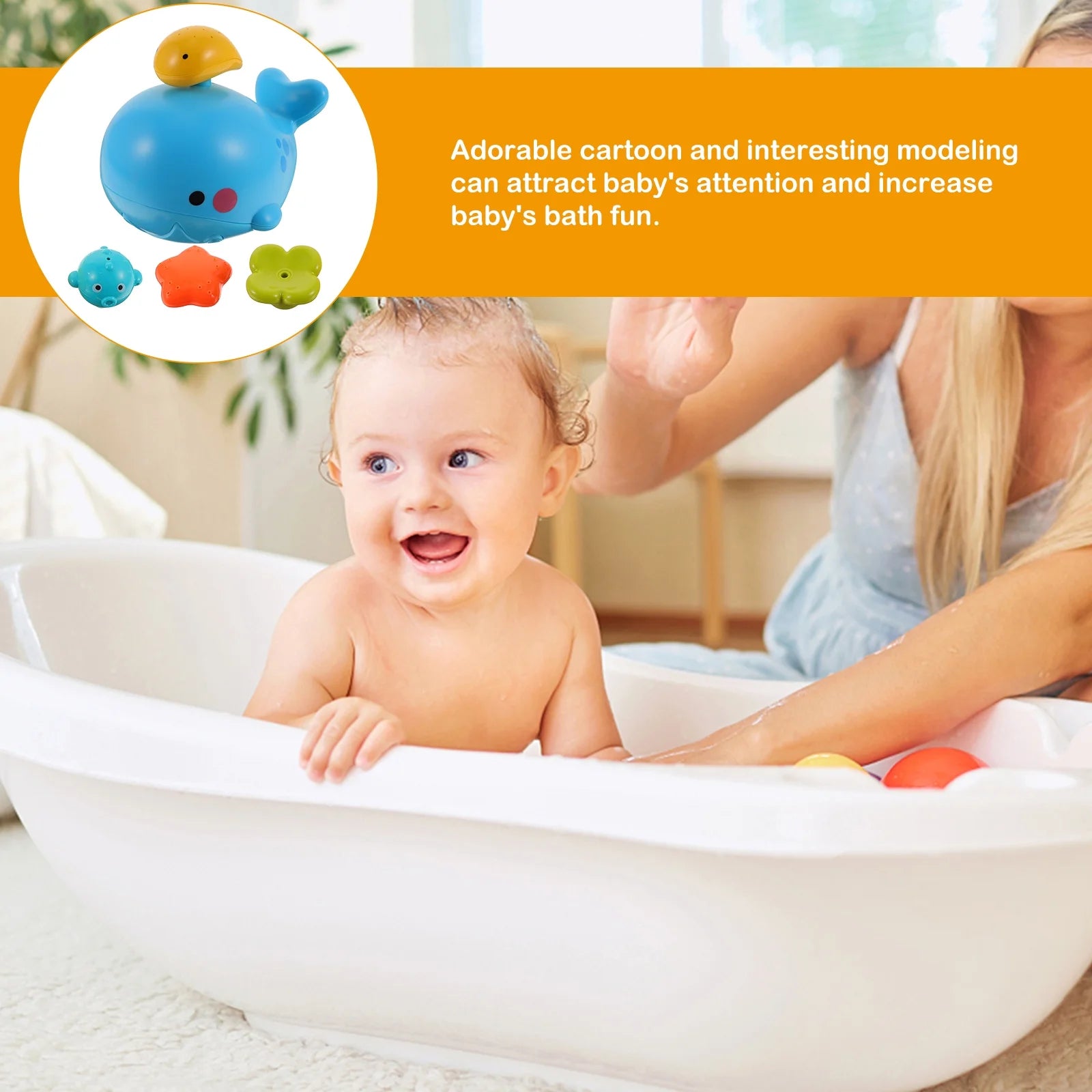 Sprinkler Bath Toy for Infants Bathtub K15262