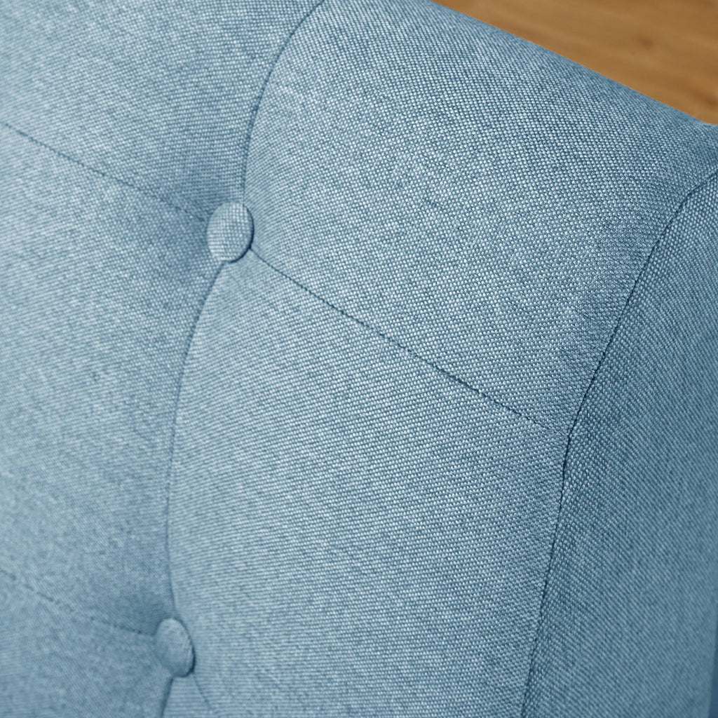 Blue Armless Accent Chair V67178