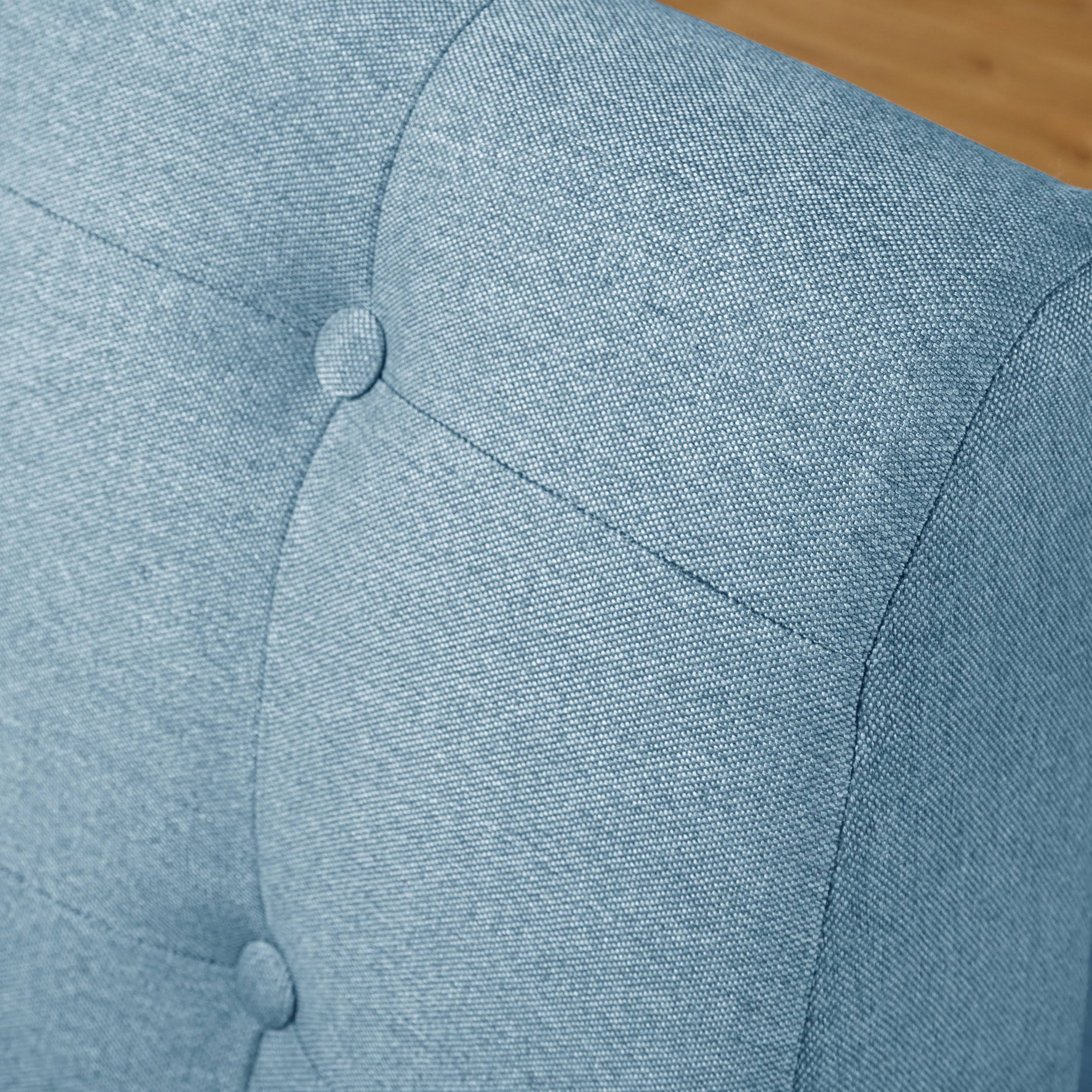 Blue Armless Accent Chair V67178