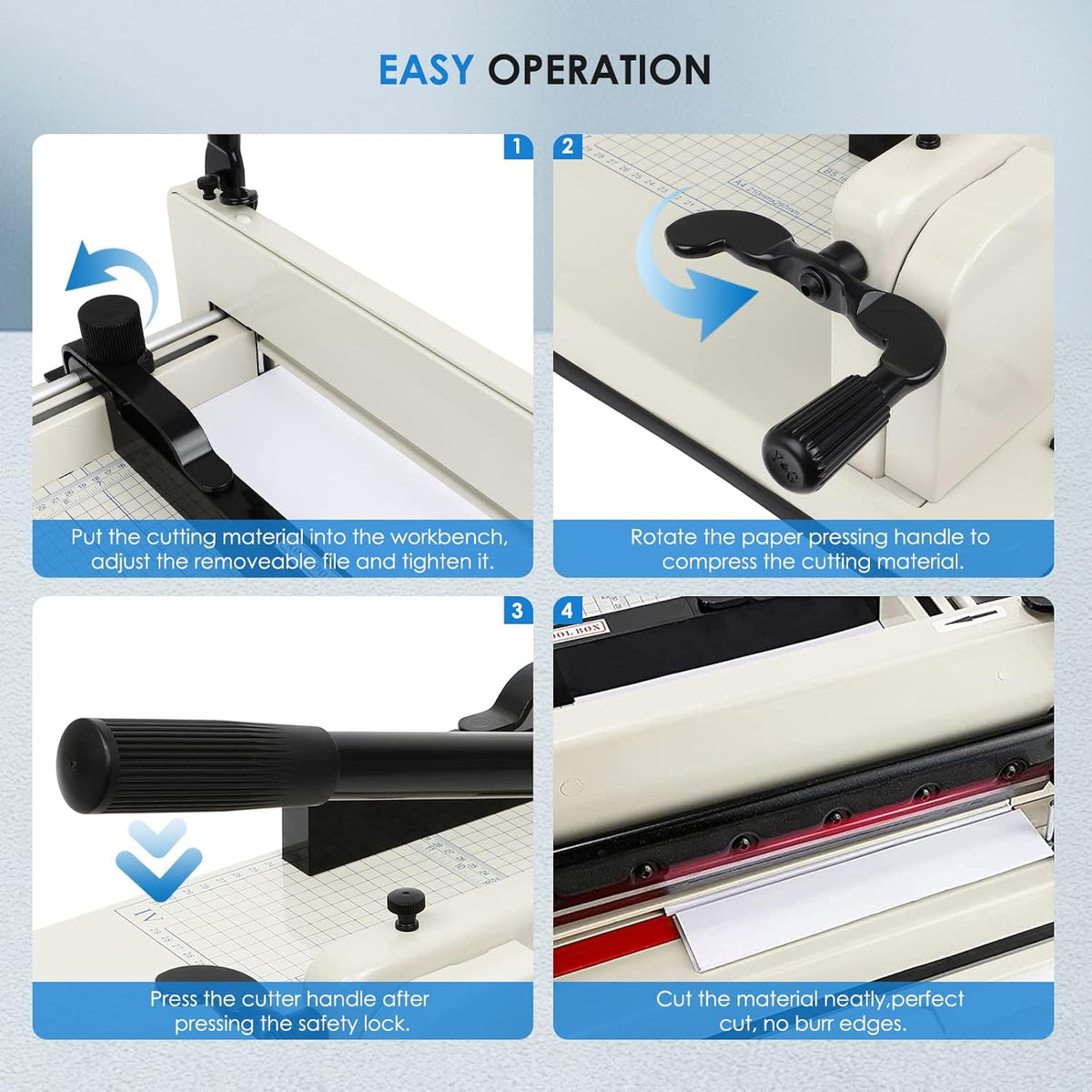 17 inch Guillotine Paper Cutter with Metal Base D564434