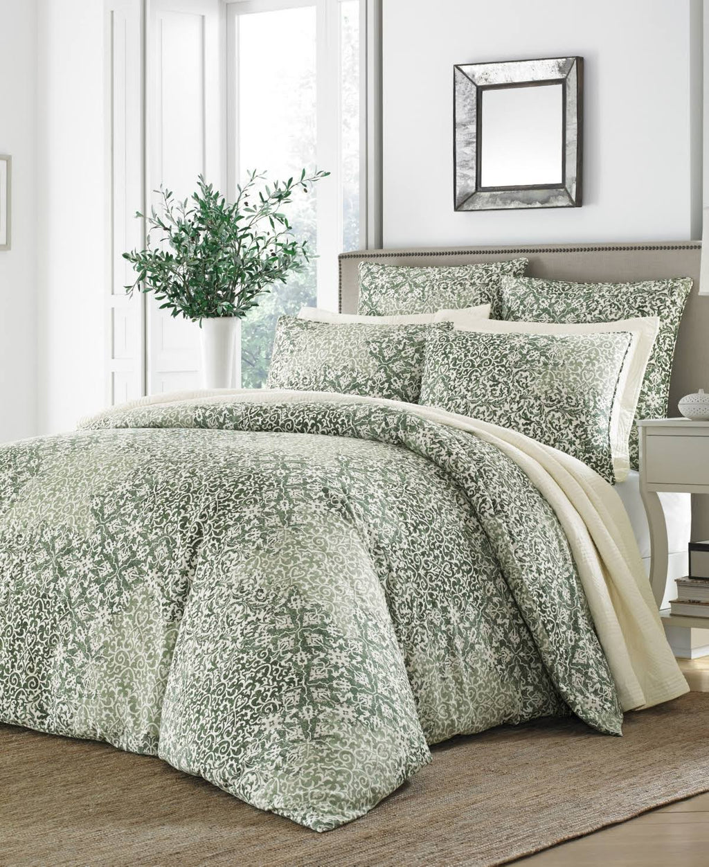 Green King Duvet Cover Set R2457