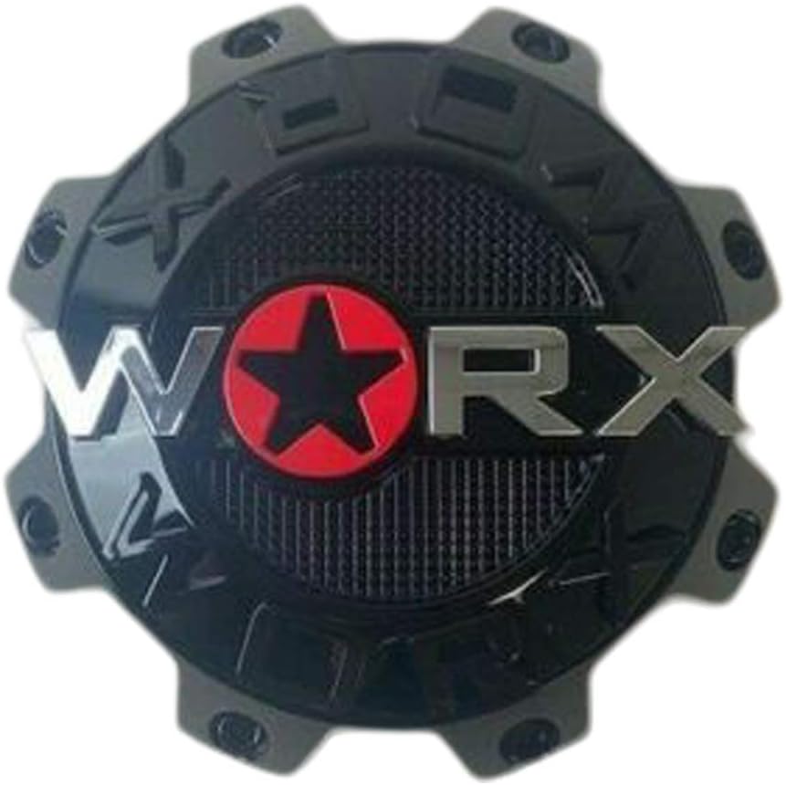 8 Lug Gloss Black Wheel Center Cap K552178
