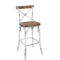 Antique Black & Antique Oak Bar Chair G2103
