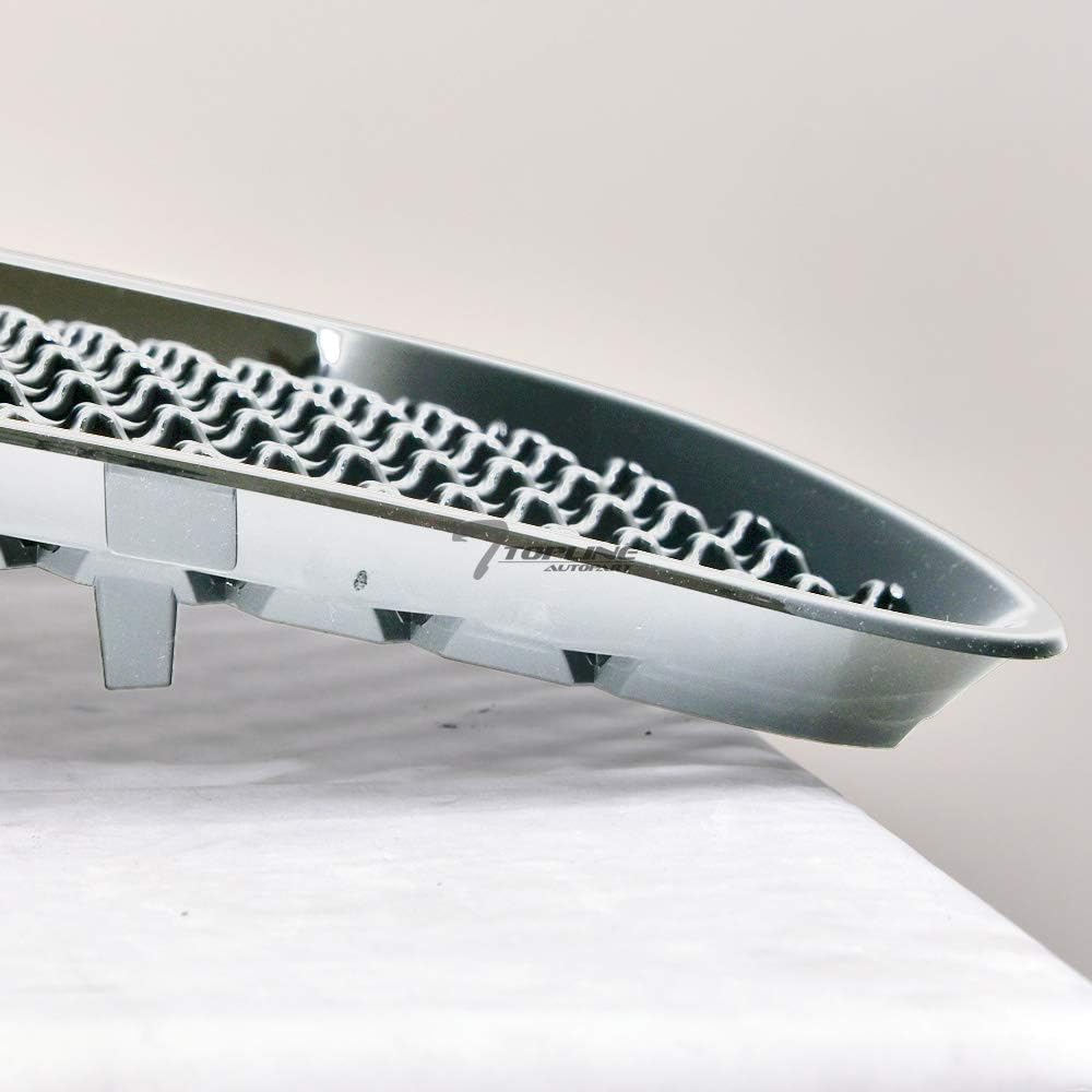 Chrome Mesh Front Hood Bumper Grill Grille ABS For 2011-2014 Dodge Charger F18446