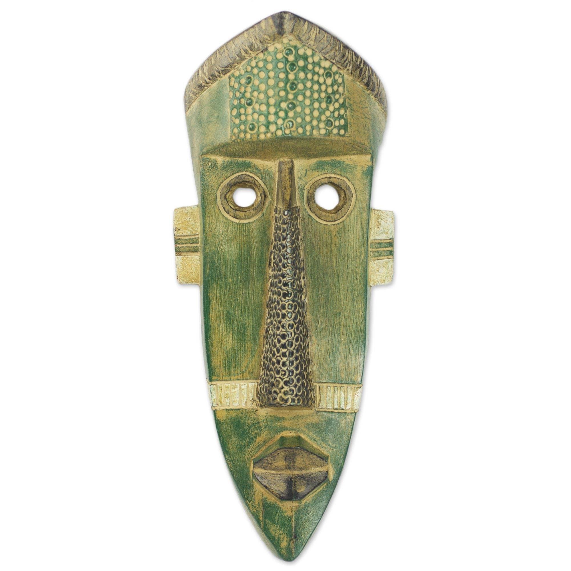 Giant African Wood Mask Wall Décor L629