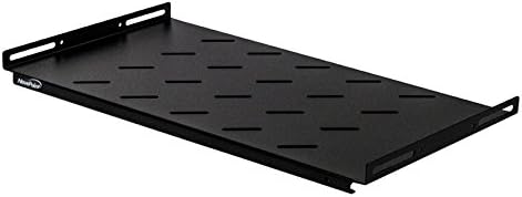 1U 19-Inch Vented Fixed Network Cabinet Shelf Pack of 2 H74890