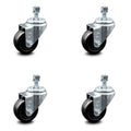 Swivel Caster Set of 4 with 3.5x22 Wheels D862