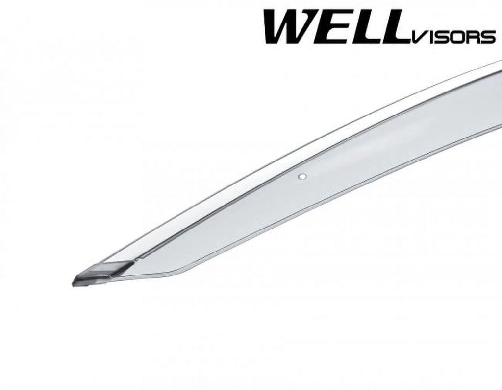 Smoke Tinted Clip-On Side Window Visors H714