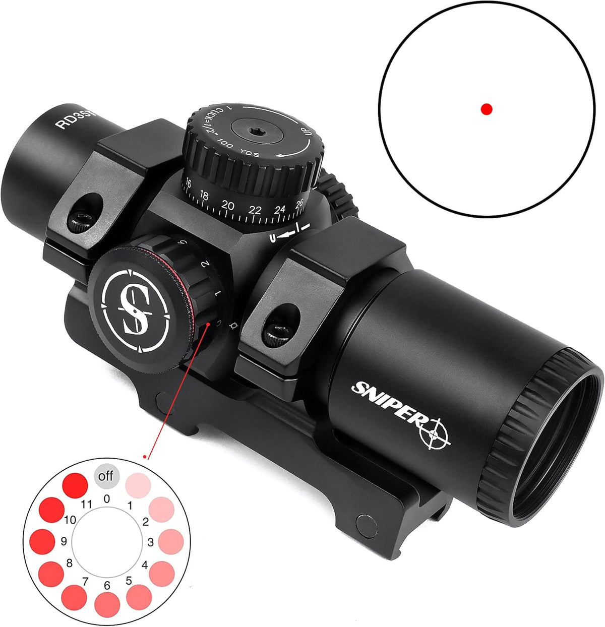 35mm Tube Red Dot Sight B1920