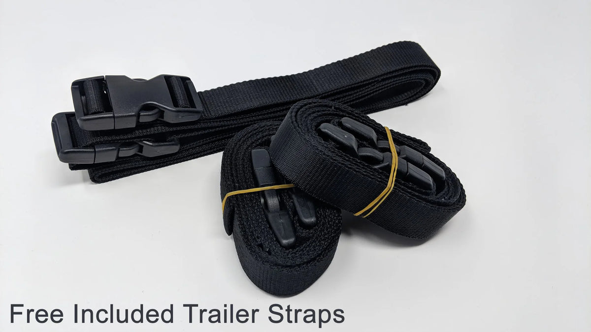 Gray Black All Weather Trailerable Jet Ski Cover with Trailer Straps and Storage Bag I7957