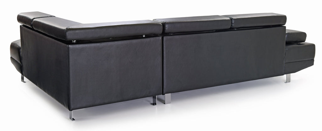 Black Sectional Sofa A3280