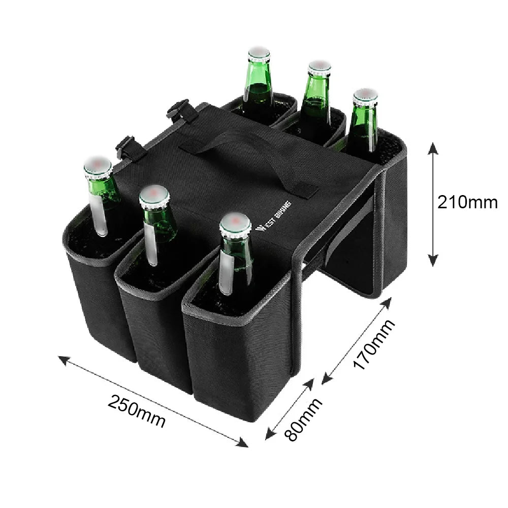 Rearseat Drink Bottle Bag Bike Water Bottle Holder Cycling Storage Bag I918