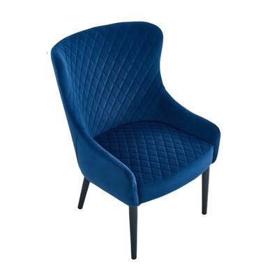Blue Fabric Armchair B4011