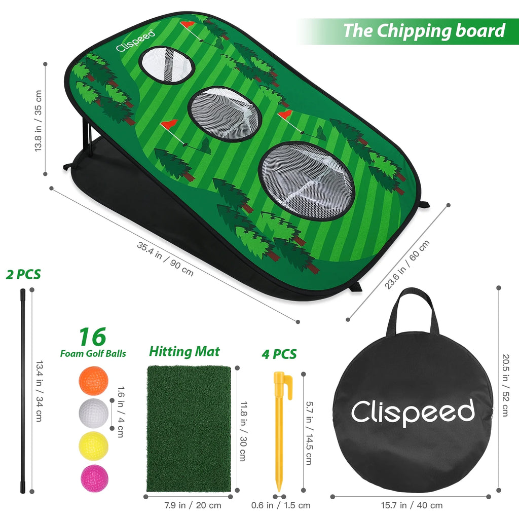 Foldable Chipping Net Cornhole Game Set A66782
