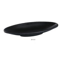 Black Pearl-2 Deep Boat Plate, Pack of 12 V256672
