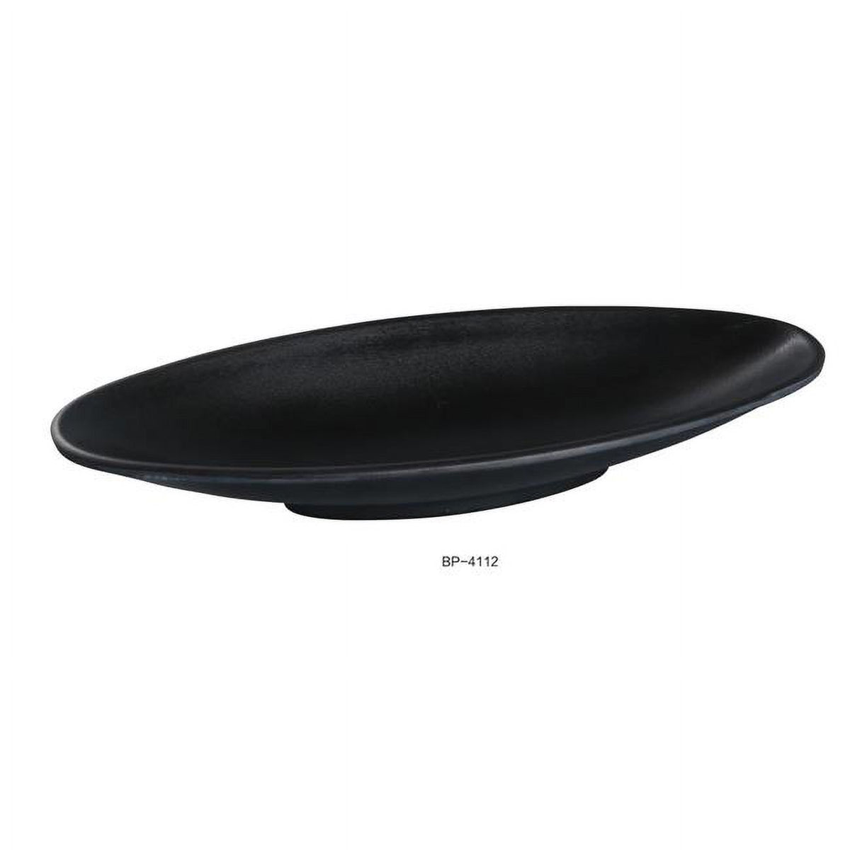 Black Pearl-2 Deep Boat Plate, Pack of 12 V256672