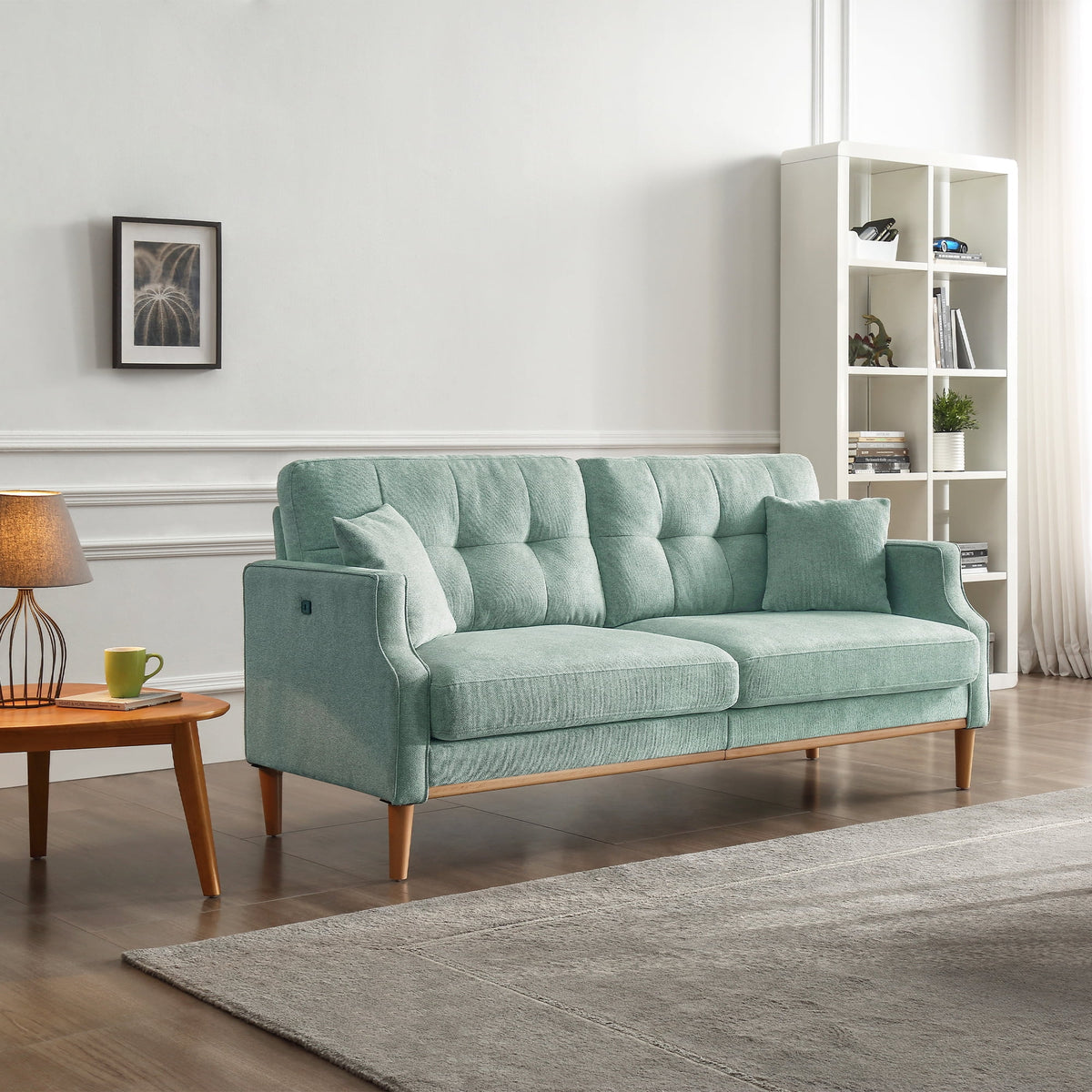 3 Seater Sofa with Waterproof Fabric and USB Charge Port G583