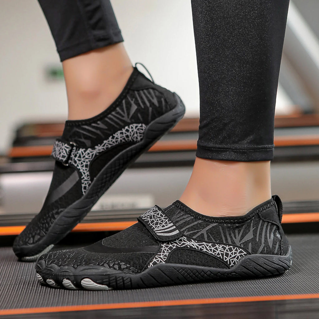 Couples Slip On Elastic Five Toe Shoes V747