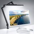 LED Desk Lamp with Clamp, Dimmable Swing Arm, 4 Color Modes K43347