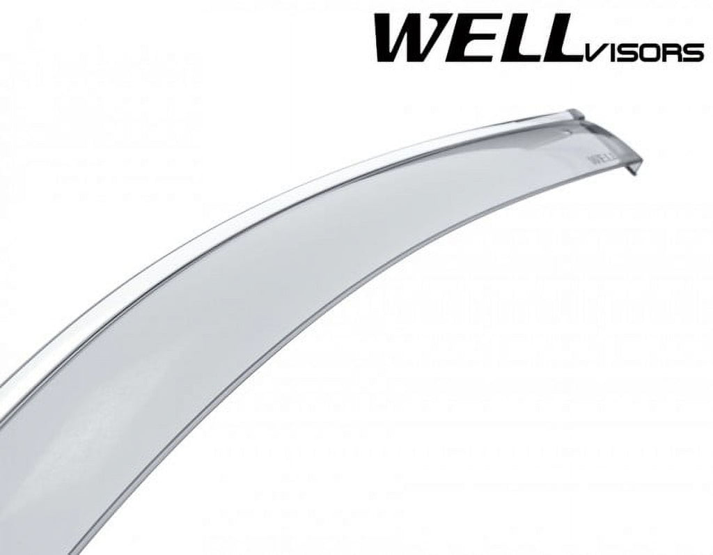 Smoke Tinted Clip-On Side Window Visors H714