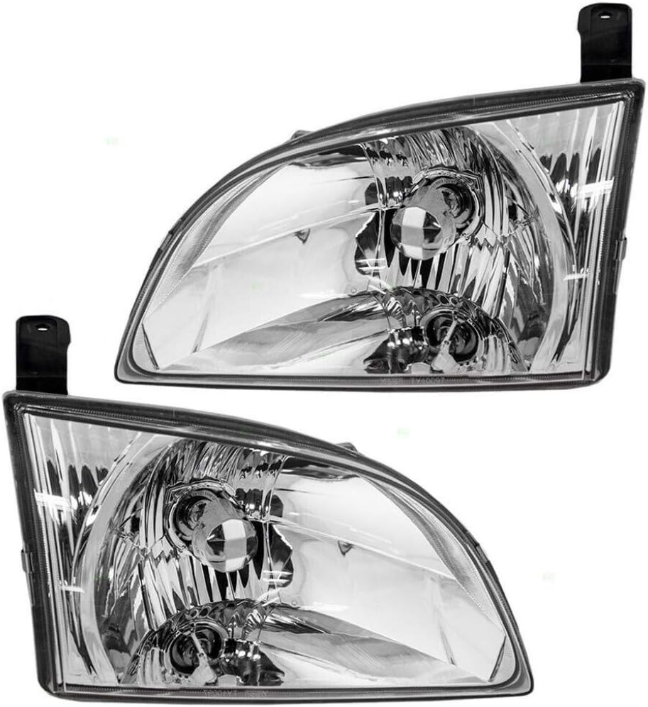Headlight Assembly Pair for Toyota Sienna 2001-2003 R926