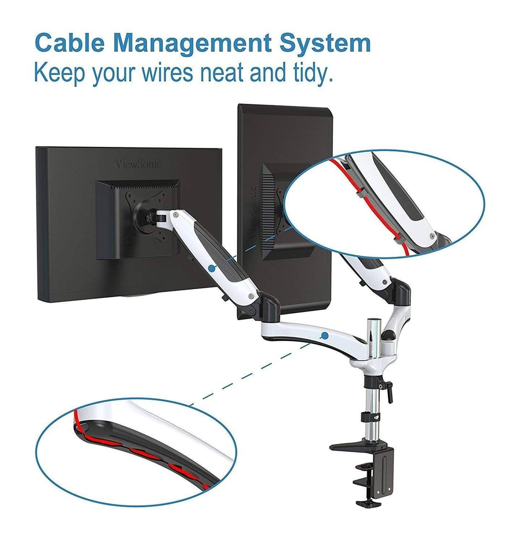 Triple Monitor Mount with Articulating Arms V5327