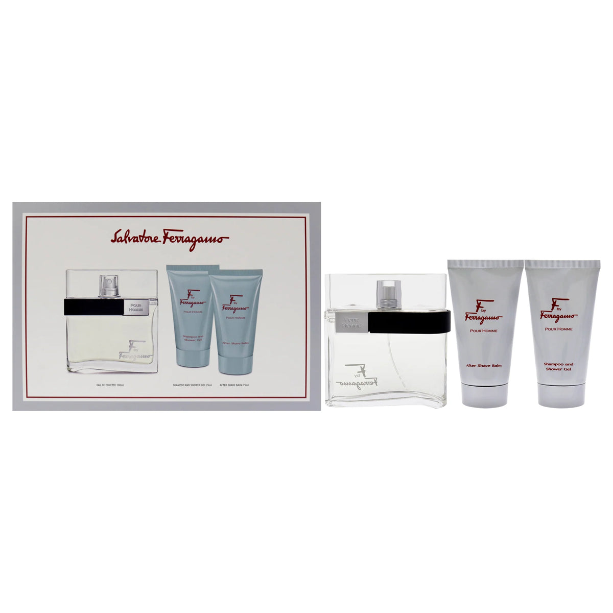 3 Pc Gift Set EDT Spray, Shower Gel, After Shave Balm U6647