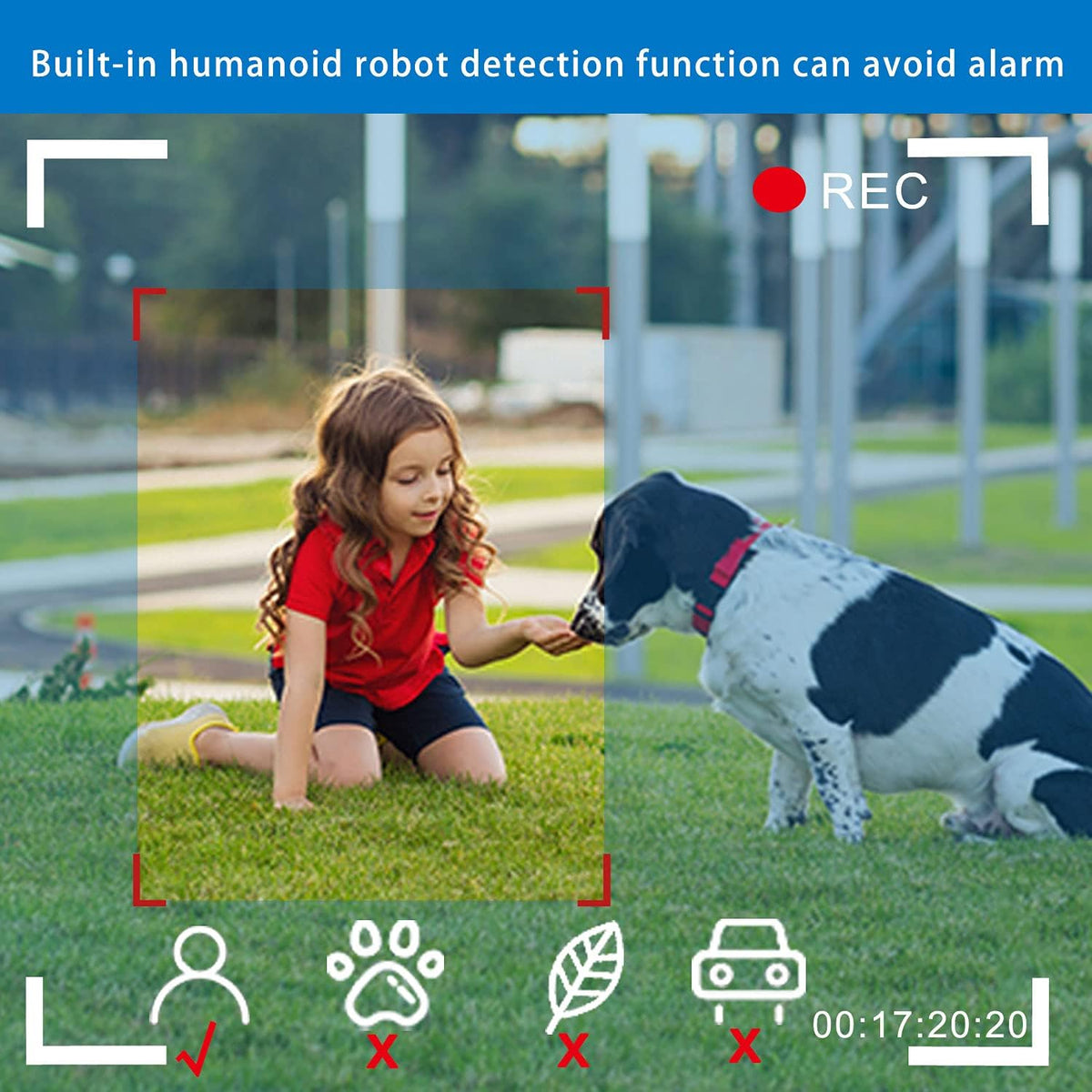3MP 2K PTZ Outdoor Security Camera with Auto Tracking, Color Night Vision, IP66 Waterproof F640
