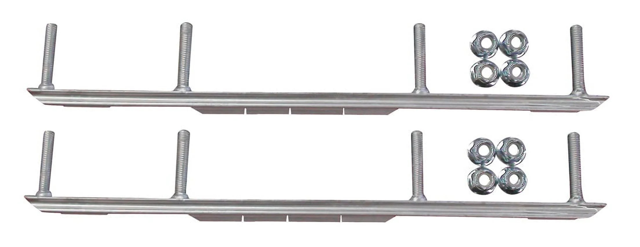Yellow XT Snowmobile Skis with 7.5" Shaper Bars Complete Kit D741907