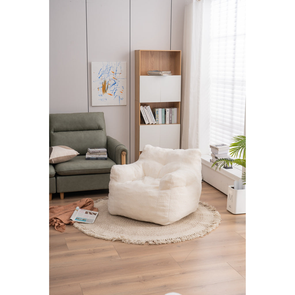 Ultra Soft Fur Bean Bag Chair Cover W295